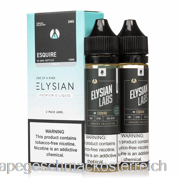Esquire – Elysian Labs – 120 Ml 3 Mg Vape-Geschmack